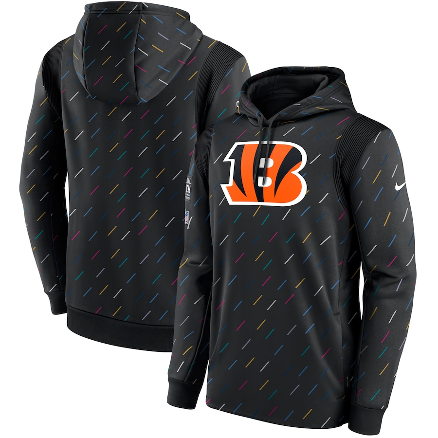 Women NFL Cincinnati Bengals 2025 Nike black hoodie->women nfl jersey->Women Jersey